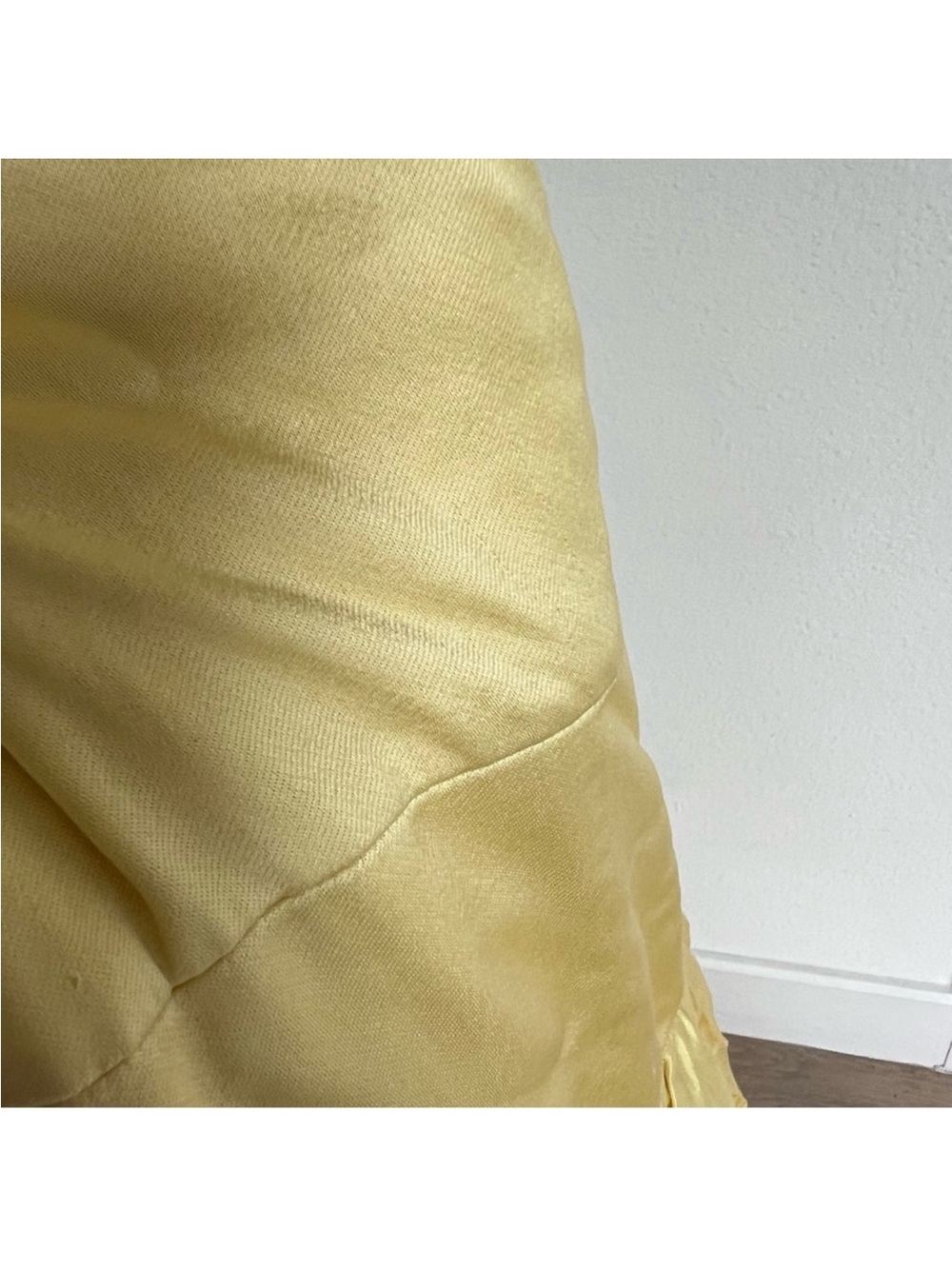 Alexis Saab Pleated Drop Waist Maxi Dress in Yellow - Picture 7 of 9